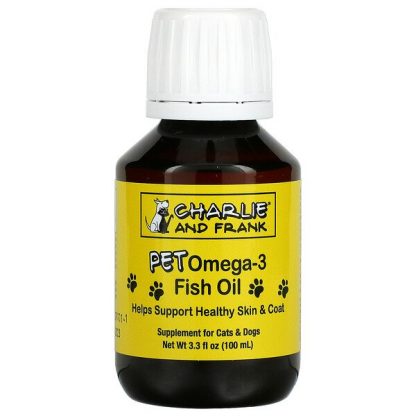Charlie & Frank, Pet Omega-3 Fish Oil, For Cats & Dogs, 3.3 fl oz (100 ml)