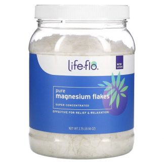 Life-flo, Pure Magnesium Flakes, Super Concentrated, 2.75 lb (44 oz)