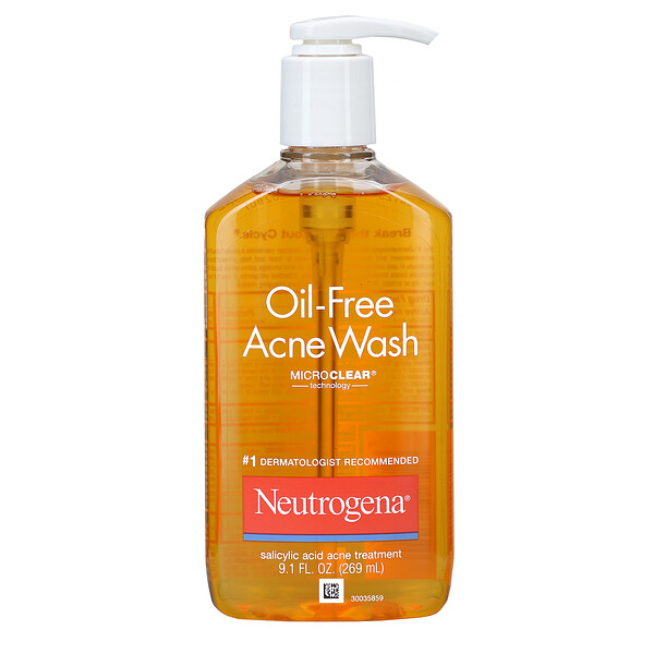 Neutrogena, Oil-Free Acne Wash, 9.1 fl oz (269 ml)