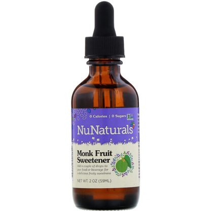 NuNaturals, Monk Fruit Sweetener, 2 oz (59 ml)