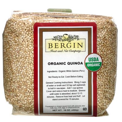 Bergin Fruit and Nut Company, Organic Quinoa, 16 oz (454 g)