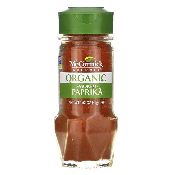 McCormick Gourmet, Organic Smoked Paprika, 1 McCormick Gourmet, Organic Smoked Paprika, 1.62 oz (45 g)