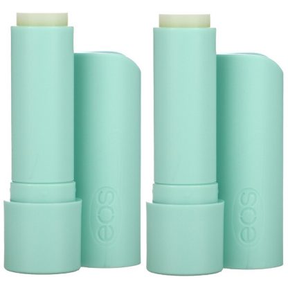 EOS, Organic 100% Natural Shea Lip Balm, Sweet Mint, 2 Pack, 0.14 oz (4 g) Each