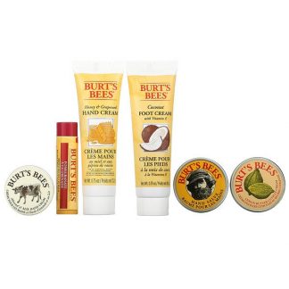 Burt's Bees, Tips And Toes Kit, 6 Piece Kit