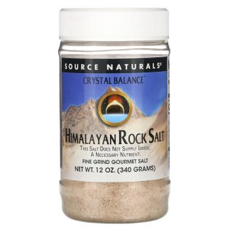 Source Naturals, Crystal Balance, Himalayan Rock Salt, Fine Grind, 12 oz (340 g)