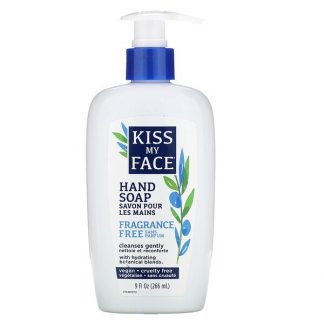 Kiss My Face, Hand Soap, Fragrance Free, 9 fl oz (266 ml)