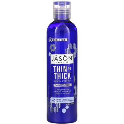 Jason Natural, Thin to Thick, Extra Volume Conditioner, 8 oz (227 g)