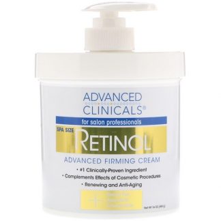 Advanced Clinicals, Retinol, Advanced Firming Cream, 16 oz (454 g)