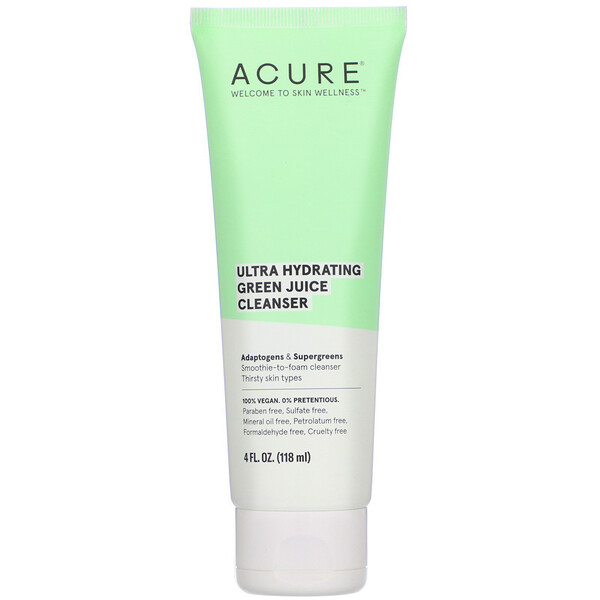 Acure, Ultra Hydrating, Green Juice Cleanser, 4 fl oz (118 ml)