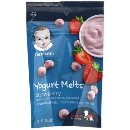 Gerber, Yogurt Melts, 8+ Months, Strawberry, 1.0 oz (28 g)
