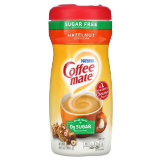 Coffee Mate, Powder Coffee Creamer, Sugar Free, Hazelnut, 10.2 oz (289.1 g)