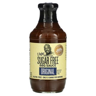 G Hughes, Smokehouse Sugar Free, BBQ Sauce, Original, 18 oz (510 g)