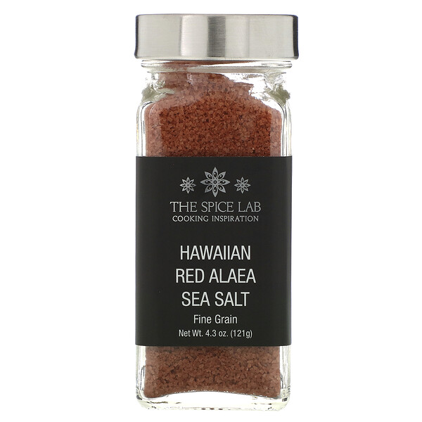 The Spice Lab, Hawaiian Red Alaea Sea Salt, 4 The Spice Lab, Hawaiian Red Alaea Sea Salt, 4.3 oz (121g)