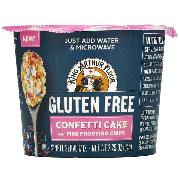 King Arthur Flour, Confetti Cake with Mini Frosting Chips, Gluten Free