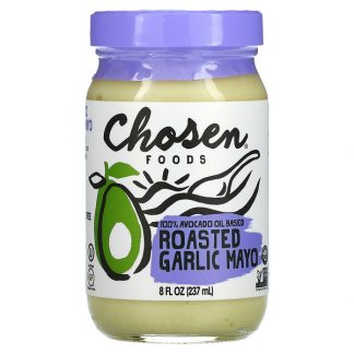 Chosen Foods, Roasted Garlic Mayo, 8 fl oz (237 ml)