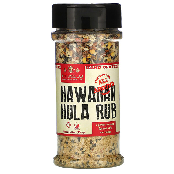 The Spice Lab, Hawaiian Hula Rub, 5 The Spice Lab, Hawaiian Hula Rub, 5.8 oz ( 164 g)