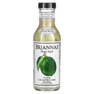 Briannas, Home Style, Creamy Cilantro Lime Dressing, 12 fl oz (355 ml)