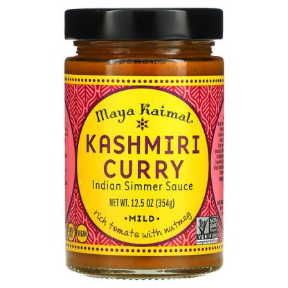 Maya Kaimal, Kashmiri Curry, Indian Simmer Sauce, Mild, 12.5 oz (354 g)