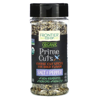 Frontier Co-op, Organic Prime Cuts, Salt & Pepper, 4.09 oz (116 g)