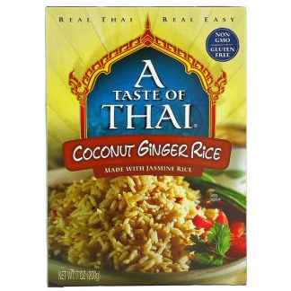 A Taste Of Thai, Coconut Ginger Rice, 7 oz (200 g)