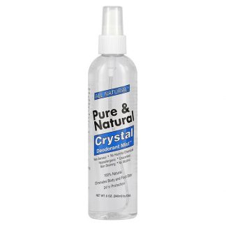 Thai Deodorant Stone, Pure & Natural, Crystal Deodorant Mist, Unscented, 8 oz (240 ml)