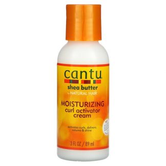 Cantu, Shea Butter for Natural Hair, Moisturizing Curl Activator Cream, 3 fl oz (89 ml)