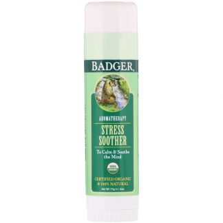 Badger Company, Stress Soother, Tangerine & Rosemary, .60 oz (17 g)