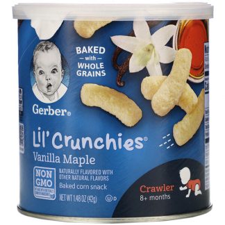 Gerber, Lil' Crunchies, 8+ Months, Vanilla Maple, 1.48 oz (42 g)