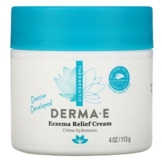 Derma E, Eczema Relief Cream, 4 oz (113 g)