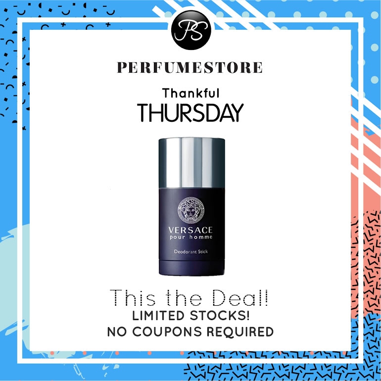 VERSACE POUR HOMME DEODORANT FOR MEN 75ML STICK [THANKFUL THURSDAY SPECIAL]